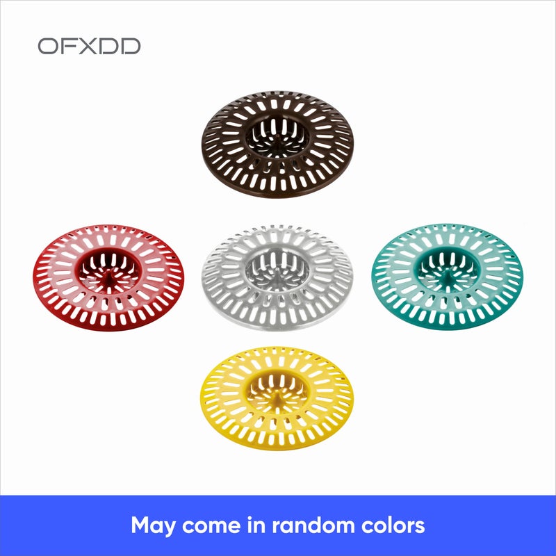 OFXDD Basket Screen Cover for Bathroom 3 inches - Pack of 3 - Shower Hair Stopper - Tub Food Catcher - Bath Drain Strainer - Trap for Sink - Image 2